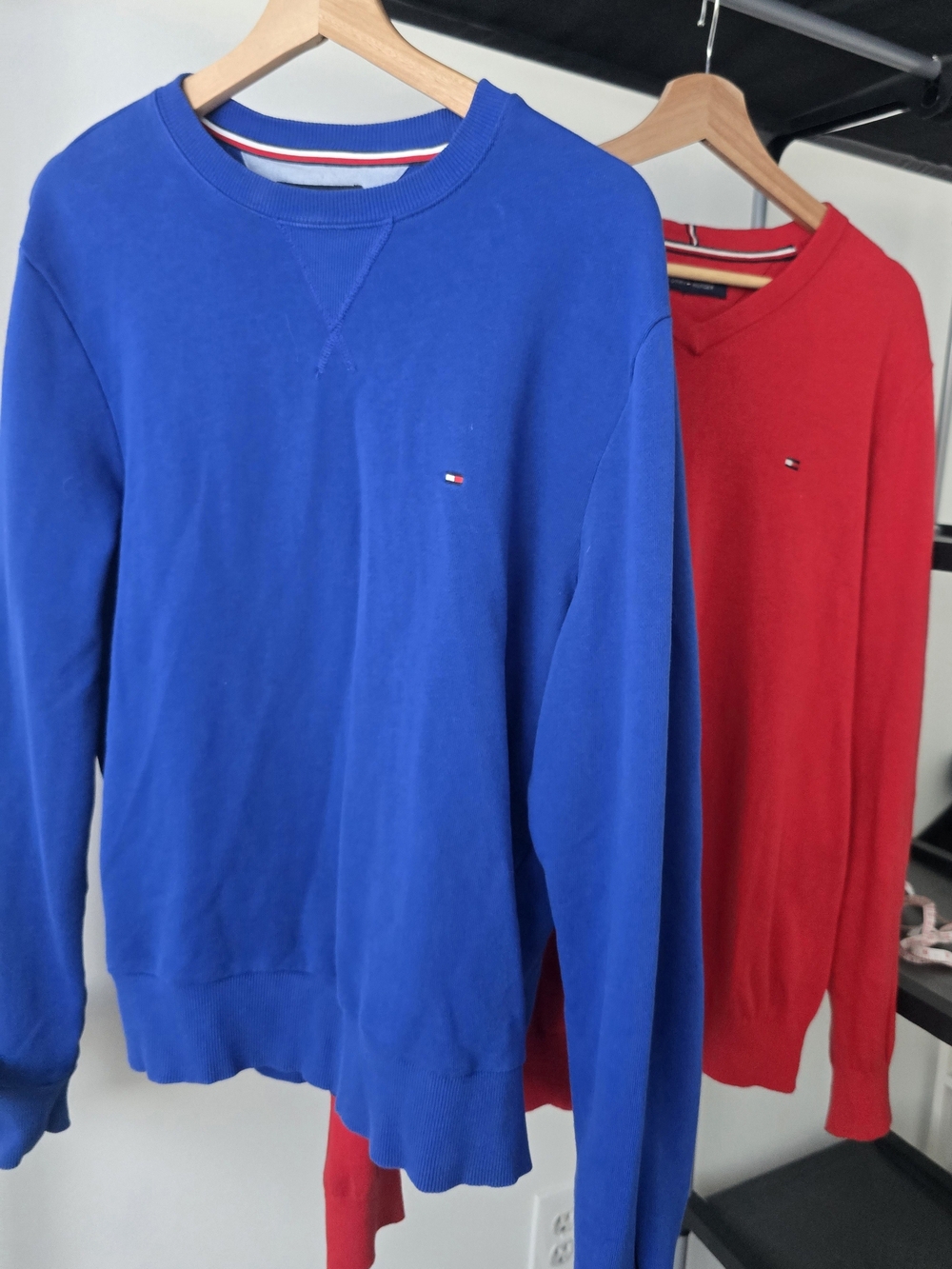 Tommy Hilfiger Men's Sweaters | Size M | Blue Crewneck Sweatshirt